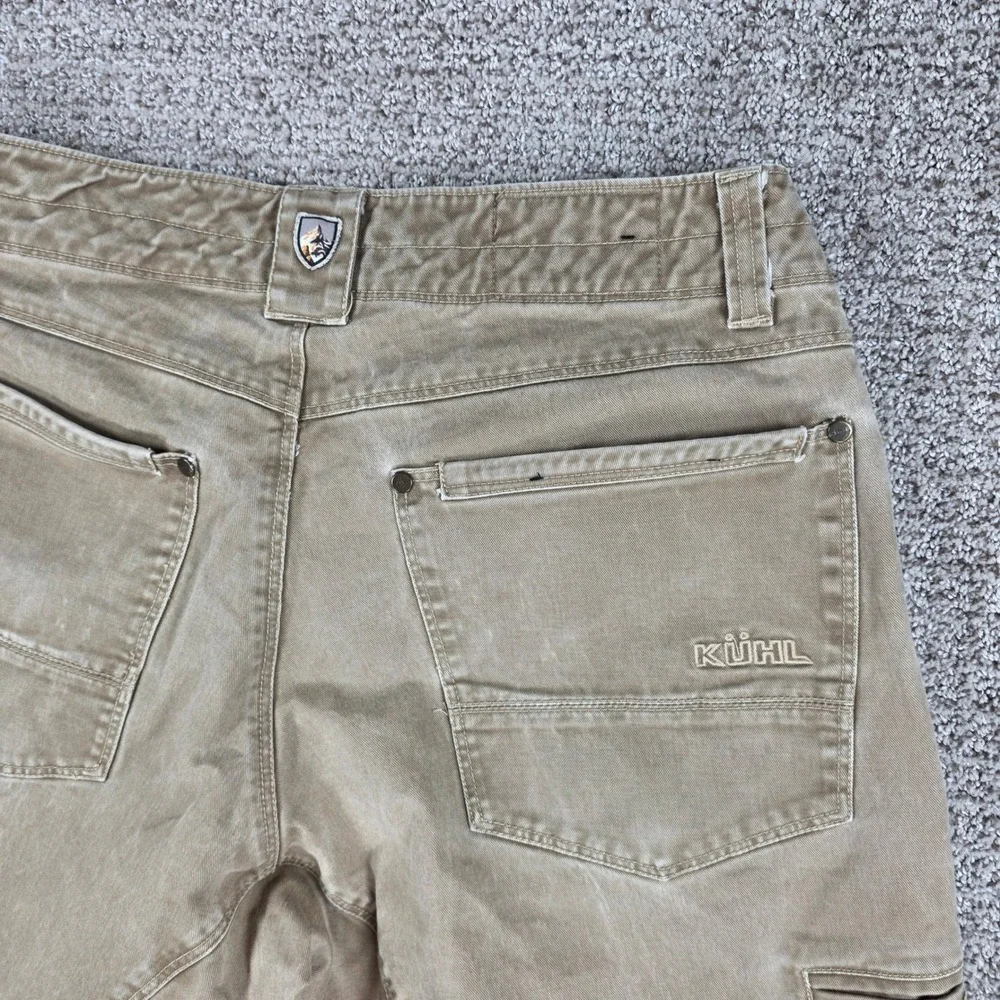 Kuhl Rydr Crag Series Mens 32x30 Khaki Tan Cotton Blend Work Hiking Pants